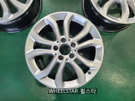 벤츠 C220 W205 17인치 순정휠 하이퍼블랙 시공 [부산휠복원 부산휠수리 부산휠도색비용]_wheelstar / 부산 사상 학장동