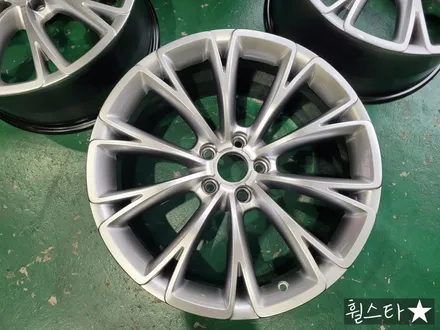 [하이퍼블랙][부산 휠복원][부산 휠도색]아우디 A8L 순정휠 19인치 하이퍼블랙시공[부산휠도색 부산휠복원 부산휠수리비용]_wheelstar / 부산 사상 학장동