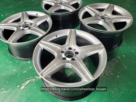 [부산 휠스타][부산 휠복원][부산 휠도색]벤츠S350d W222 순정휠 19인치 하이퍼블랙시공[부산휠도색 부산휠복원 부산휠수리비용]_wheelstar / 부산 사상 학장동