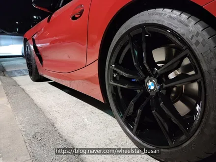 [[부산 휠도색][부산 휠수리]]BMW Z4 19인치 블랙유광시공 휠복원 휠수리 휠도색비용_wheelstar / 부산 사상 학장동