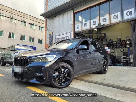 [[부산 휠수리][부산 휠도색]]BMW X1 18인치 순정휠 블랙유광 시공 휠복원 휠수리휠도색비용 _wheelstar / 부산 사상 학장동
