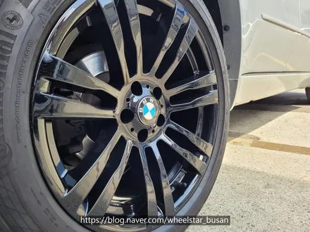 [[부산 휠수리][부산 휠도색]]BMW X5 20인치 순정 블랙유광 시공 휠복원 휠수리휠도색비용 _wheelstar / 부산 사상 학장동