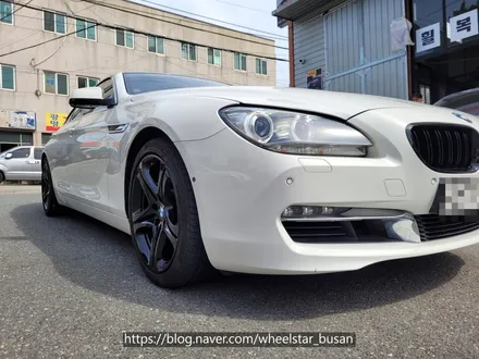 [[부산 휠복원][부산 휠수리]]BMW 640d 19인치 순정휠 블랙유광시공 휠복원 휠수리휠도색비용 _wheelstar / 부산 사상 학장동