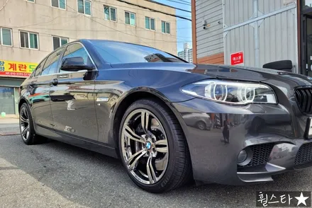[티탄크롬][부산 휠복원][부산 휠도색]bmw 520d 순정휠 19인치 티탄크롬시공[부산휠도색 부산휠복원 부산휠수리비용]_wheelstar / 부산 사상 학장동