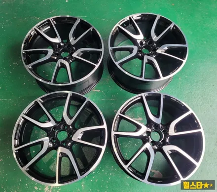 부산 휠복원 전문 휠스타 | 벤츠GLC 43AMG 21인치 블랙 다이아몬드 컷팅 시공후기 / 부산 사상 학장동