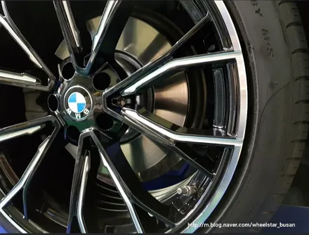[부산휠수리][부산휠복원]BMW 520d 18인치 순정휠 다이아몬드컷팅 시공 휠복원 휠수리 휠도색비용_wheelsta / 부산 사상 학장동