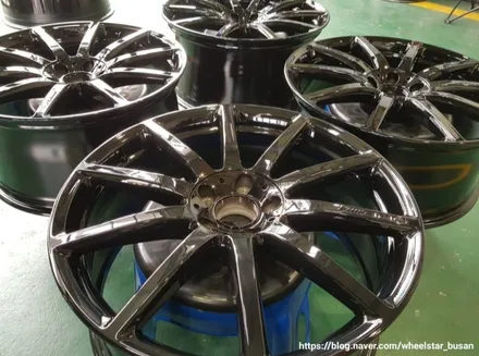 [[부산 휠복원][부산 휠도색]]벤츠 S63 AMG 20인치 블랙유광 시공 휠복원 휠수리 휠도색비용 _wheelstar / 부산 사상 학장동