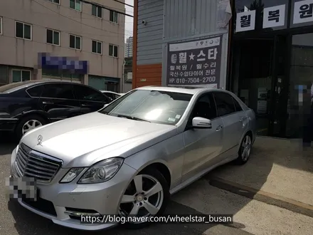 [[부산 휠복원][부산 휠수리]]벤츠E300 W212 18인치 순정휠 실버 휠복원 휠수리휠도색비용 _wheelstar / 부산 사상 학장동