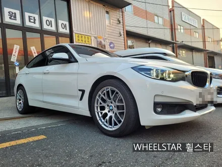 [[부산 휠도색][부산 휠복원]]BMW F34 3GT 18인치 순정휠 하이퍼블랙시공 휠복원 휠수리 휠도색비용_wheelstar / 부산 사상 학장동