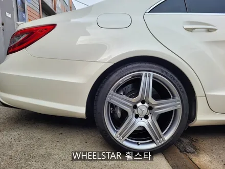 벤츠 CLS63 W218 19인치 순정휠 다이아몬드컷팅 시공 [부산휠복원 부산휠수리 부산휠도색비용]_wheelstar / 부산 사상 학장동
