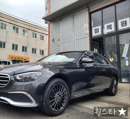 [고스트실버][부산 휠복원][부산 휠도색]벤츠 E220d 순정휠 18인치 고스트실버시공[부산휠도색 부산휠복원 부산휠수리비용]_wheelstar / 부산 사상 학장동