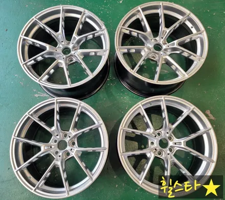 [부산 휠복원 휠도색 휠수리] BMW M4 963M휠, 울트라 미러 커스텀 끝판왕! 실물 미쳤다! / 부산 사상 학장동