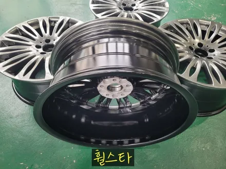 [부산 휠수리] 벤츠 S560 W222 20인치 고스트실버로 완벽 휠복원 완성! / 부산 사상 학장동