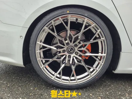[부산휠복원 부산휠수리] 아우디 A7 20인치 지가토휠 화이트크롬시공 휠복원 실물 미친 존재감! / 부산 사상 학장동