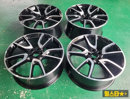 부산 휠복원 전문 휠스타 | 벤츠GLC 43AMG 21인치 블랙 다이아몬드 컷팅 시공후기 / 부산 사상 학장동