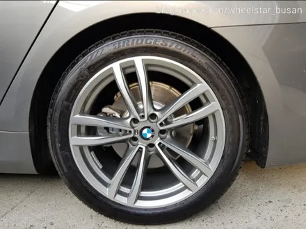 [부산휠수리][부산휠복원]BMW 740Ld 19인치 순정휠 다이아몬드컷팅 시공 휠복원 휠수리 휠도색비용_wheelstar / 부산 사상 학장동