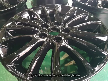 [[부산 휠복원][부산 휠도색]]BMW 미니 클럽맨 쿠퍼D 17인치 순정휠 블랙유광시공 휠복원 휠수리 휠도색비용 _wheelstar / 부산 사상 학장동