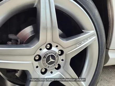 [[부산 휠수리][부산 휠도색]]벤츠 S350 19인치 순정휠 세라믹 메탈 시공 휠복원 휠수리휠도색비용 _wheelstar / 부산 사상 학장동