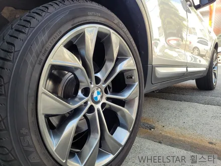 [[부산 휠복원][부산 휠도색]]BMW X3 19인치 순정휠 고스트실버시공 휠복원 휠수리 휠도색비용 _wheelstar / 부산 사상 학장동