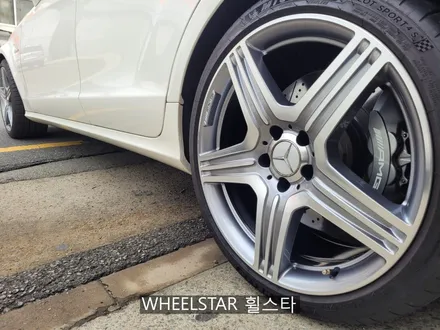 벤츠 CLS63 W218 19인치 순정휠 다이아몬드컷팅 시공 [부산휠복원 부산휠수리 부산휠도색비용]_wheelstar / 부산 사상 학장동