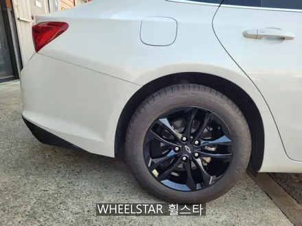 쉐보레 올뉴말리부 17인치 순정휠 블랙 하이그로시 시공 [부산휠복원 부산휠수리 부산휠도색비용]_wheelstar / 부산 사상 학장동