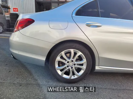 벤츠 C220 W205 17인치 순정휠 하이퍼블랙 시공 [부산휠복원 부산휠수리 부산휠도색비용]_wheelstar / 부산 사상 학장동