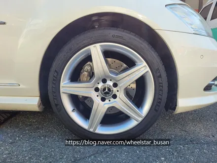 [부산 휠스타][부산 휠복원][부산 휠도색]벤츠S350d W222 순정휠 19인치 하이퍼블랙시공[부산휠도색 부산휠복원 부산휠수리비용]_wheelstar / 부산 사상 학장동
