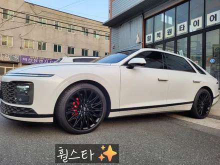 [블랙잭][부산 휠도색][부산 휠복원]현대 그렌져 GN7 20 인치 순정휠 블랙잭 컬러 커스텀시공[부산휠도색 부산휠복원 부산휠수리비용]_wheel / 부산 사상 학장동