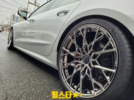 [부산휠복원 부산휠수리] 아우디 A7 20인치 지가토휠 화이트크롬시공 휠복원 실물 미친 존재감! / 부산 사상 학장동