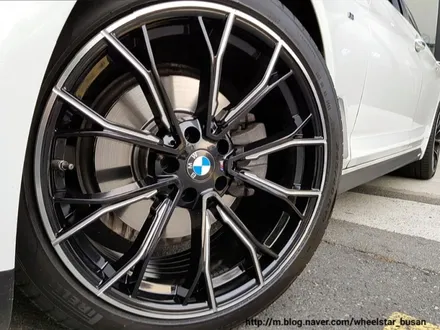 [부산휠수리][부산휠복원]BMW 520d 18인치 순정휠 다이아몬드컷팅 시공 휠복원 휠수리 휠도색비용_wheelsta / 부산 사상 학장동