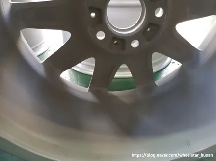 [[부산휠수리][부산휠복원]]BMW 7시리즈 19인치  순정실버시공 휠복원 휠수리 휠도색비용_wheelstar / 부산 사상 학장동