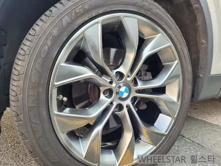 [[부산 휠복원][부산 휠도색]]BMW X3 19인치 순정휠 고스트실버시공 휠복원 휠수리 휠도색비용 _wheelstar / 부산 사상 학장동