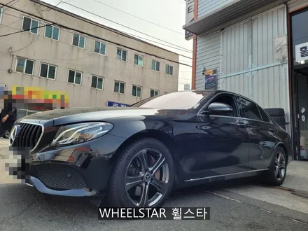 벤츠 E250 W212 18인치 순정휠 고스트실버 시공 [부산휠복원 부산휠수리 부산휠도색비용]_wheelstar / 부산 사상 학장동
