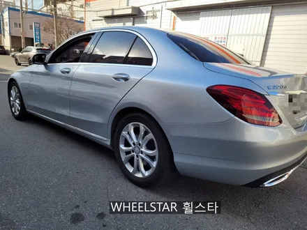 벤츠 C220 W205 17인치 순정휠 하이퍼블랙 시공 [부산휠복원 부산휠수리 부산휠도색비용]_wheelstar / 부산 사상 학장동