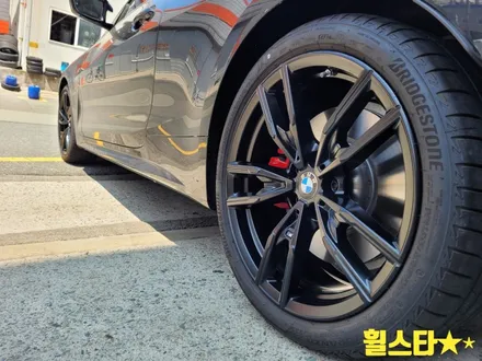 부산 휠수리 추천 | BMW M440i 순정 19인치 792M휠 블랙잭 시공 / 부산 사상 학장동