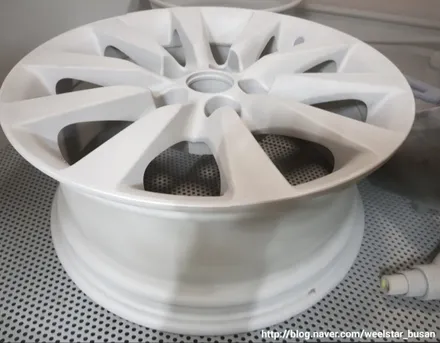 [[부산 휠복원][부산 휠수리]]렉서스 LS460 순정휠 18인치 하이그로시작업 휠복원 휠수리 휠도색비용 _wheelstar / 부산 사상 학장동