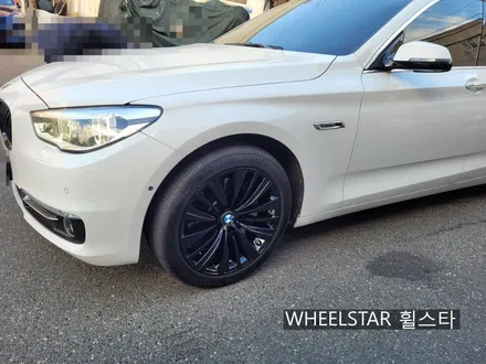[[부산 휠도색][부산 휠복원]]BMW F07 5GT 19인치 순정휠 블랙하이그로시 시공 휠복원 휠수리 휠도색비용_wheelstar / 부산 사상 학장동