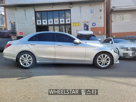 벤츠 C220 W205 17인치 순정휠 하이퍼블랙 시공 [부산휠복원 부산휠수리 부산휠도색비용]_wheelstar / 부산 사상 학장동