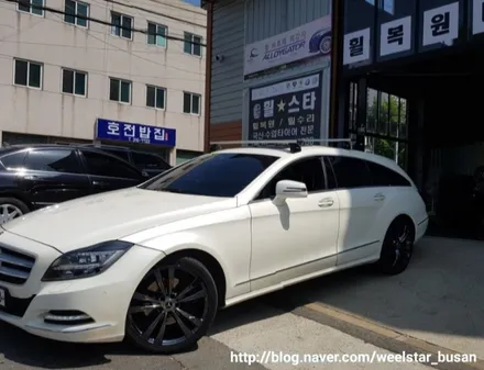 [[부산 크롬휠복원][부산 휠도색]]벤츠 CLS 해치백 19인치 순정휠 블랙 크롬시공  휠복원 휠수리휠도색비용 _wheelstar / 부산 사상 학장동