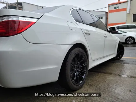 [[부산 휠도색][부산 휠수리]]BMW 520d F1019인치 블랙유광시공 휠복원 휠수리 휠도색비용_wheelstar / 부산 사상 학장동