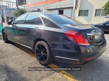 [부산 휠스타][부산 휠복원][부산 휠도색]벤츠S350d W222 순정휠 18인치 블랙유광시공[부산휠도색 부산휠복원 부산휠수리비용]_wheelstar / 부산 사상 학장동