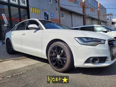 [블랙잭][부산 휠복원][부산 휠도색]아우디 A6 18인치 블랙잭 시공[부산휠도색 부산휠복원 부산휠수리비용]_wheelstar / 부산 사상 학장동