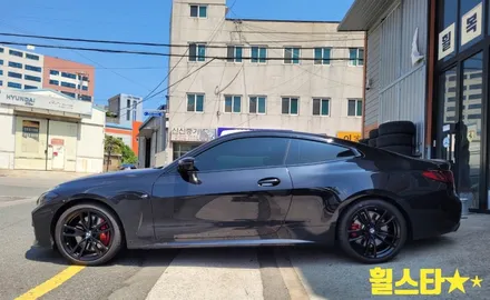 부산 휠수리 추천 | BMW M440i 순정 19인치 792M휠 블랙잭 시공 / 부산 사상 학장동
