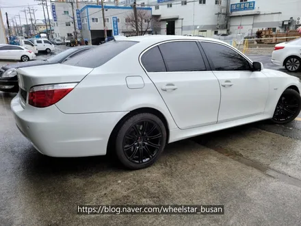 [[부산 휠도색][부산 휠수리]]BMW 520d F1019인치 블랙유광시공 휠복원 휠수리 휠도색비용_wheelstar / 부산 사상 학장동
