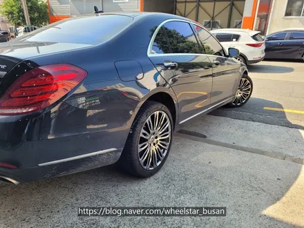 [[부산 휠수리][부산 휠도색]]벤츠 S560 W222 20인치 순정휠 티탄 크롬 시공 휠복원 휠수리휠도색비용 _wheelstar / 부산 사상 학장동