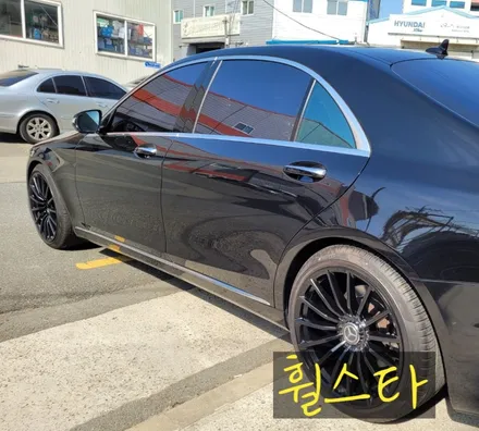 [부산휠복원]벤츠 S65 W222 20인치 GT43휠 , 블랙잭 시공으로  완성된 럭셔리 복원! / 부산 사상 학장동