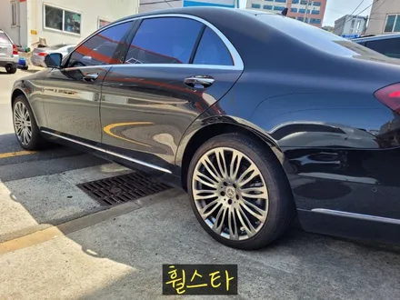 [부산 휠수리] 벤츠 S560 W222 20인치 고스트실버로 완벽 휠복원 완성! / 부산 사상 학장동
