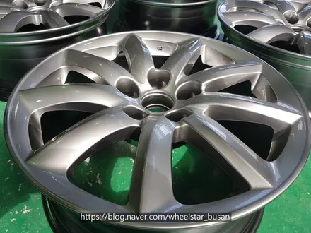 [[부산 휠복원][부산 휠수리]]렉서스 LS460 순정휠 18인치 메탈골드작업 휠복원 휠수리 휠도색비용 _wheelstar / 부산 사상 학장동