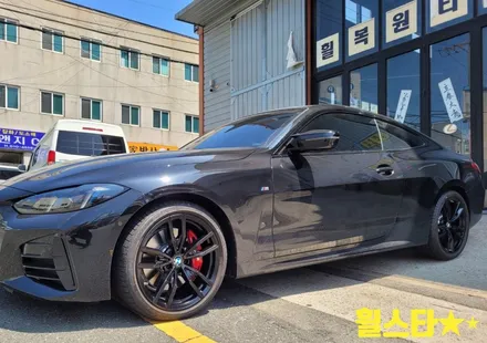 부산 휠수리 추천 | BMW M440i 순정 19인치 792M휠 블랙잭 시공 / 부산 사상 학장동