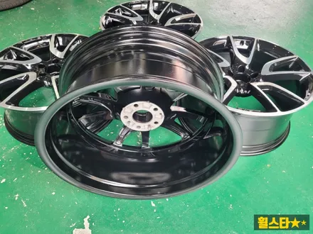 부산 휠복원 전문 휠스타 | 벤츠GLC 43AMG 21인치 블랙 다이아몬드 컷팅 시공후기 / 부산 사상 학장동